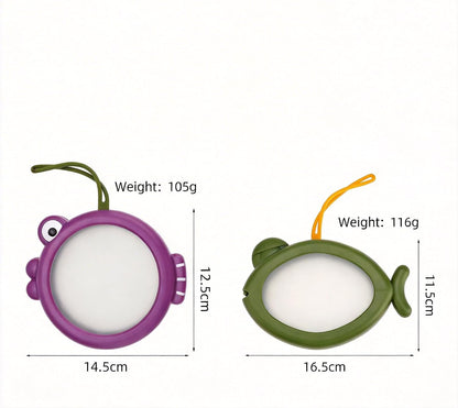 4pcs Fish-Shaped Silicone Food Storage Containers – Reusable Avocado Saver & Tomato Keeper Set – Airtight Fruit & Veggie Pods for Onion, Garlic, Lemon, Potato – Leak-Proof Freshness Lock for Fridge