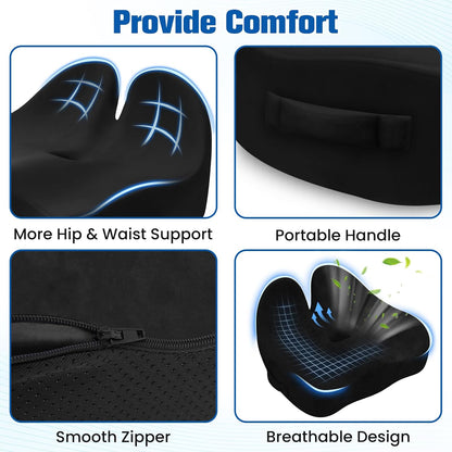 Seat Cushion, Chair Cushions, Memory Foam Office Chair Cushion