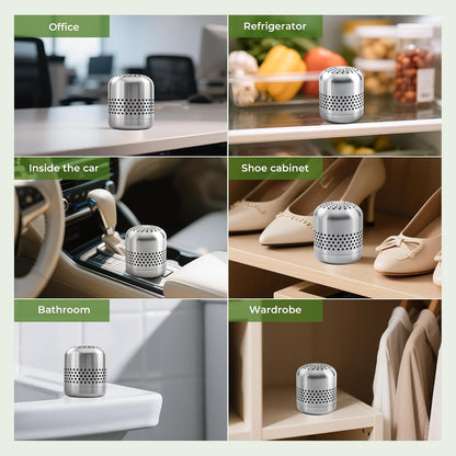 Fridge Deodorizer, Up to 10 Years, Refrigerator Odor Eliminator | More Effective Than Baking Soda and Charcoal Bags; Long-Lasting Odor Control for Cars and Closets; 1 Pack