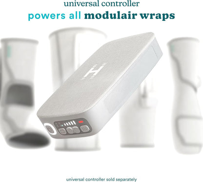 HoMedics Modulair Compression Calf Wrap Massager – Overlapped Compression Therapy with 4 Programs, Adjustable Intensity, Heat Settings, (Battery Sold Separately)