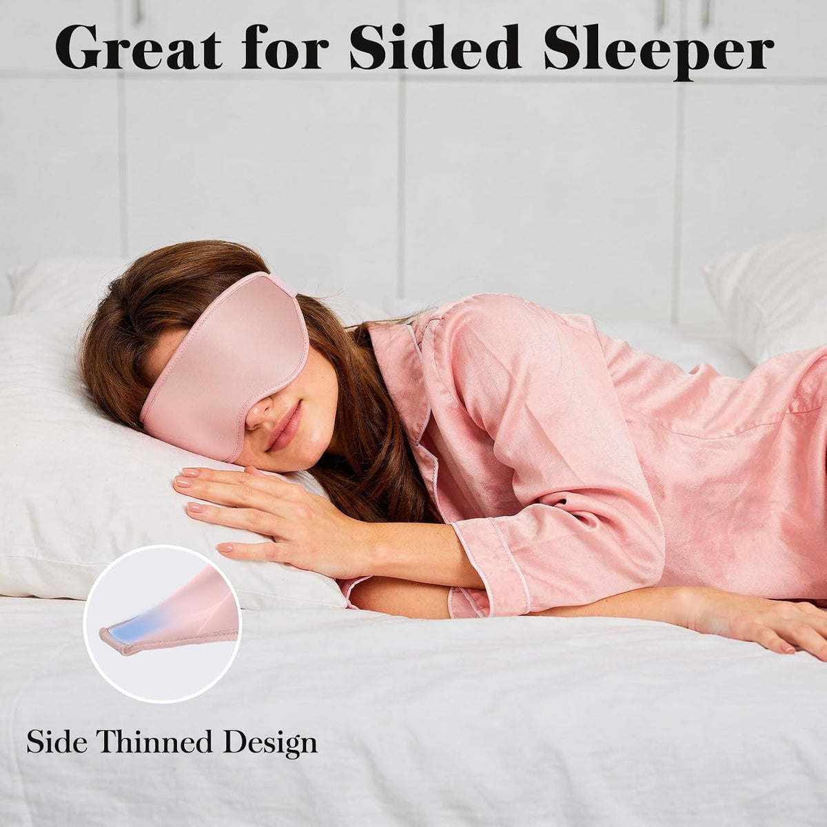 Fygrip 3D Eye Mask Sleep Mask for Men & Women, Black