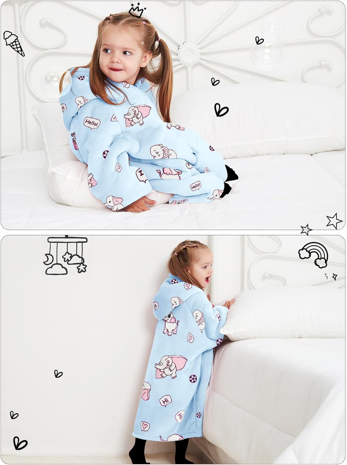 Wearable Blanket Hoodie for Adults With Pocket Strawberry Hoodie | Sherpa, Fuzzy Blanket Hoodie, Oversized Sweatshirt Blanket, Kangaroo Pouch, Cute Birthday Gifts for Sister, Cute Stuff