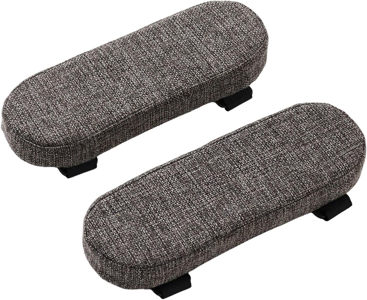 Office Chair Armrest Pad Elbow Cushion Thick Removable Cover Desk Chair Armrest Cushion Arm Padding for Recliners Sofa Home, Beige