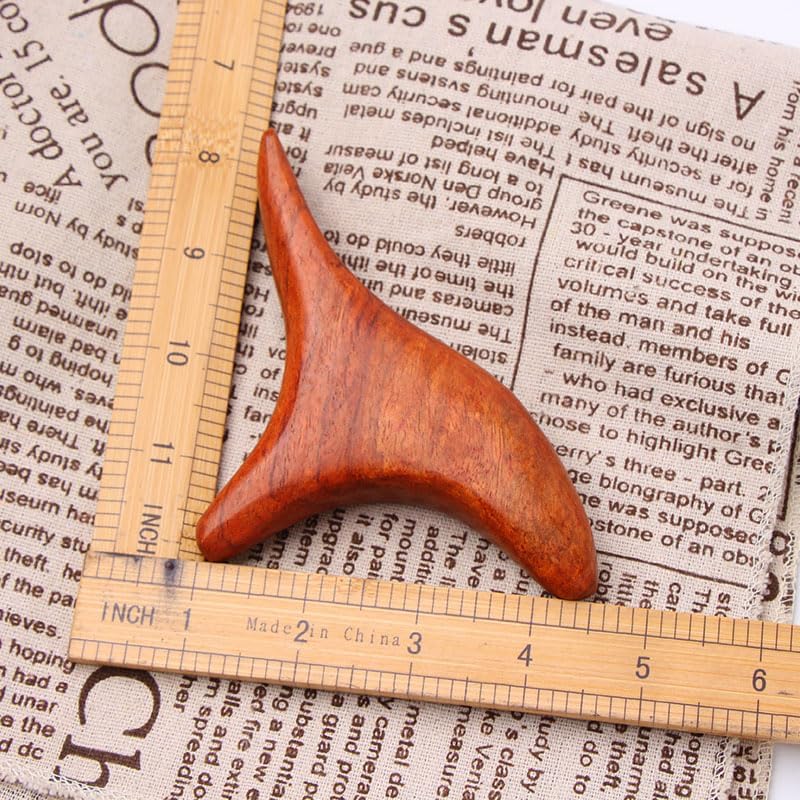 2Pcs Thai Reflexology Master Hand Foot Stress Reliever Ergonomic Wing Massager Wooden SPA Therapy Tool Vibrant Massage Tools Wooden Crafts