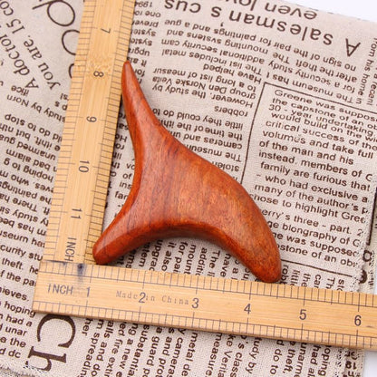 2Pcs Thai Reflexology Master Hand Foot Stress Reliever Ergonomic Wing Massager Wooden SPA Therapy Tool Vibrant Massage Tools Wooden Crafts