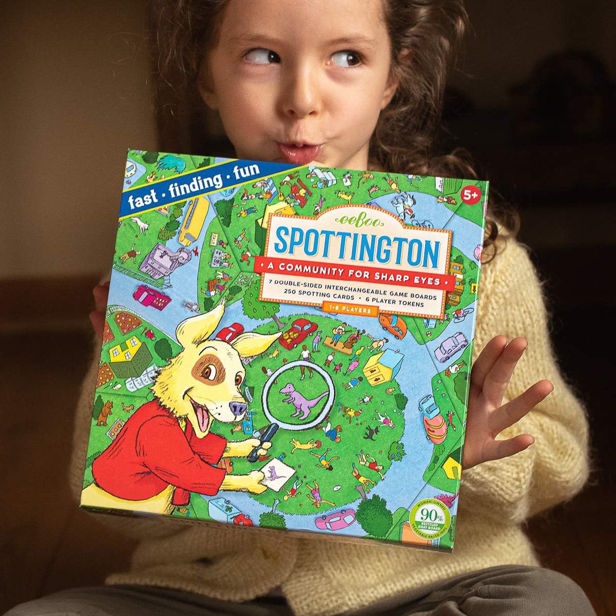 eeBoo Gathering a Garden Board Game - Award Winning Patience & Plant Counting Garden Game, Screen-Free Fun for 2-4 Players, Kids Ages 5 and up