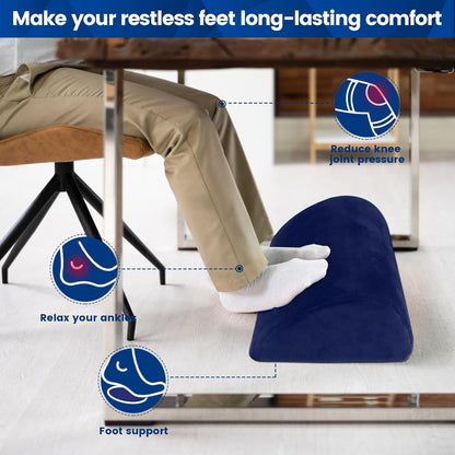 Foot Rest for Under Desk at Work, Foot Stool for Office, Footrest, Black