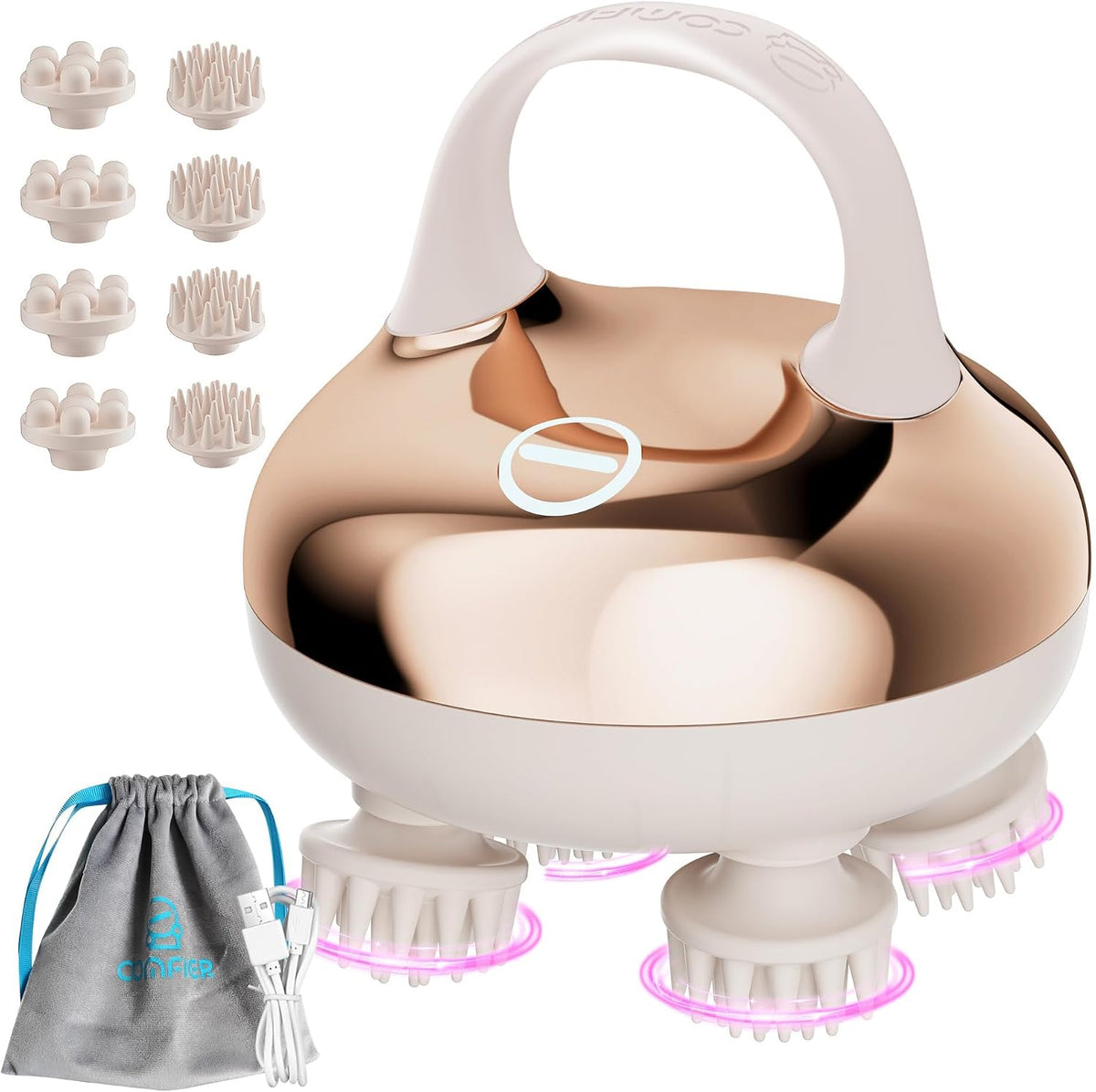 COMFIER Scalp Massager for Hair Growth, Electric Head Massager, Tangle-Free