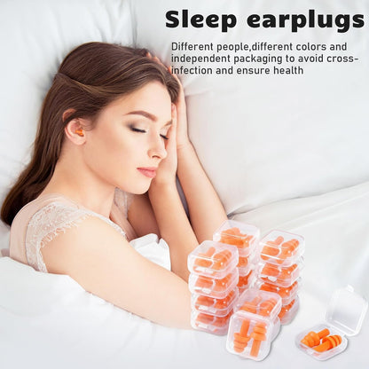 Tondiamo 150 Pairs Ear Plugs Bulk Individually Wrapped Earplug, Multicolor