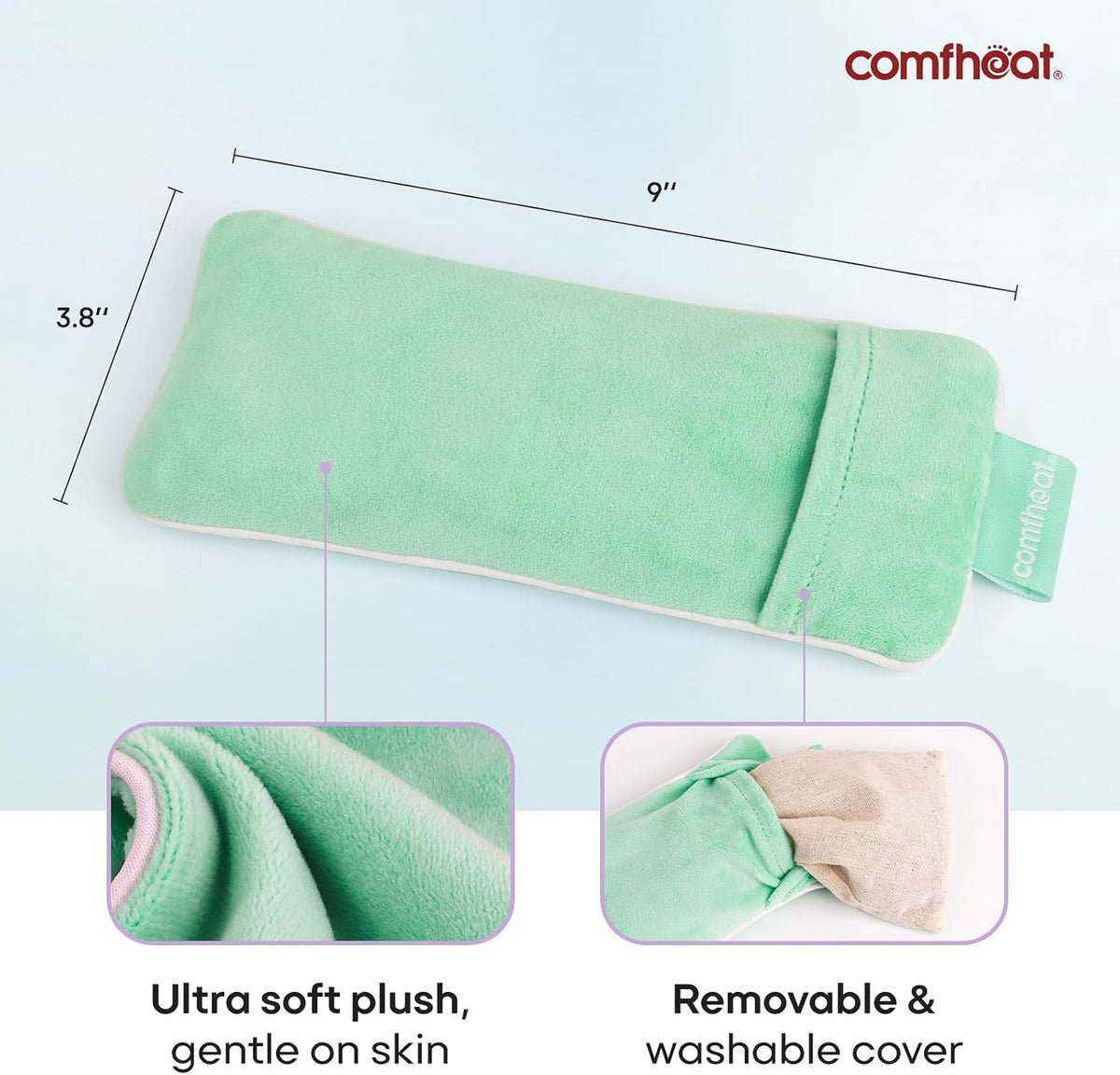 Lavender Weighted Eye Pillow for Yoga Relaxation FSA Eligible HSA