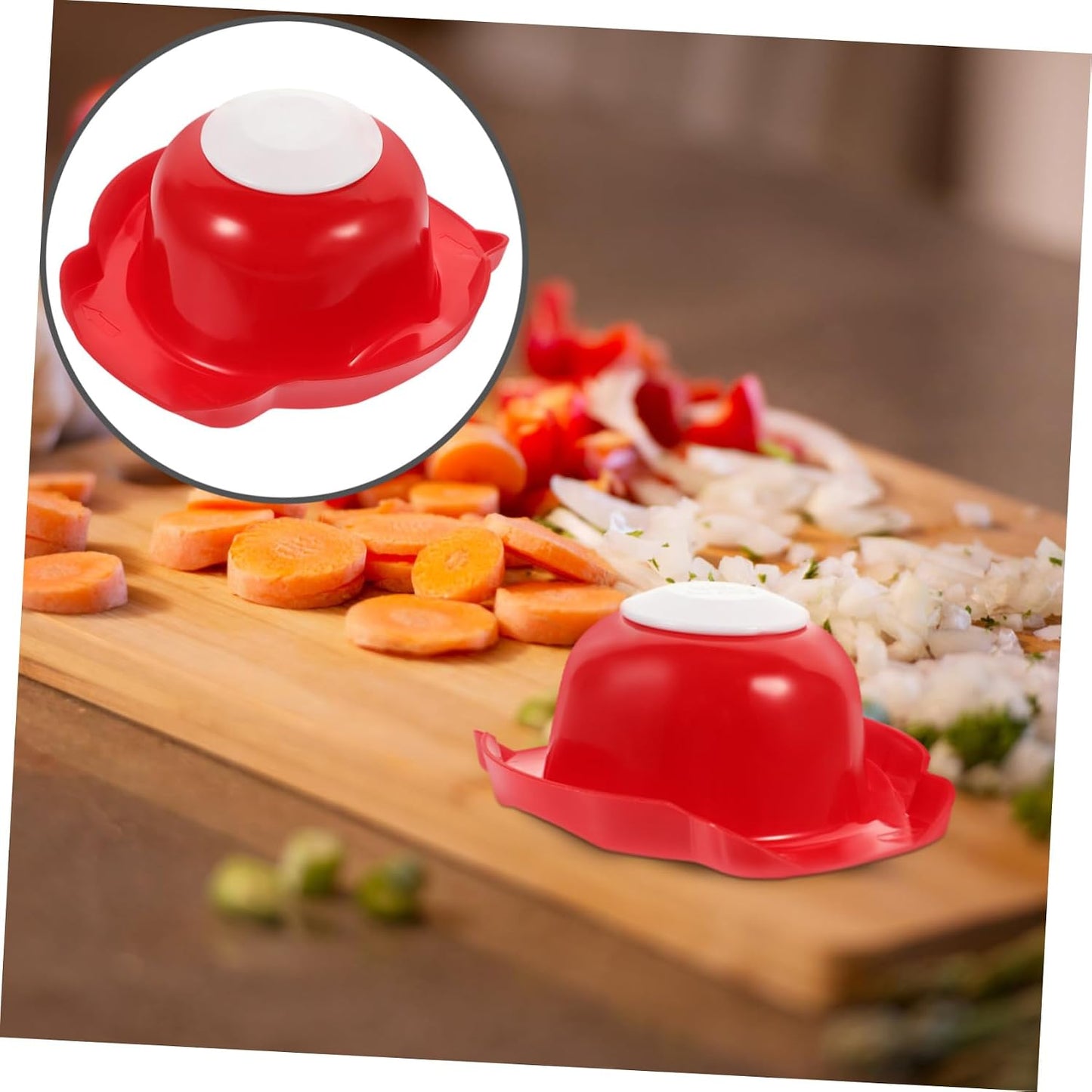 VOSAREA Vegetable Shredding Holder Finger Guard 3-Piece Kitchen Grater Set for Safe Vegetable Slicing Plastic for Shredding Potatoes and Veggies