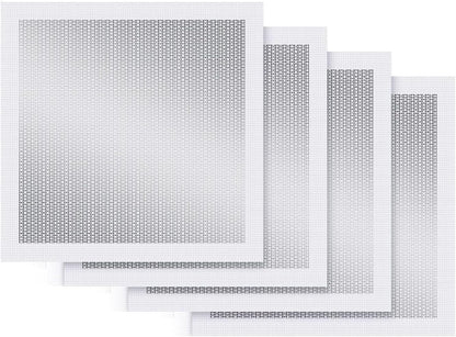 4-Pack 12x12 Inch Drywall Repair Patch Kit, Self-Adhesive Mesh with Aluminum Panels, Heavy-Duty Wall and Ceiling Hole Patch for Large Repairs