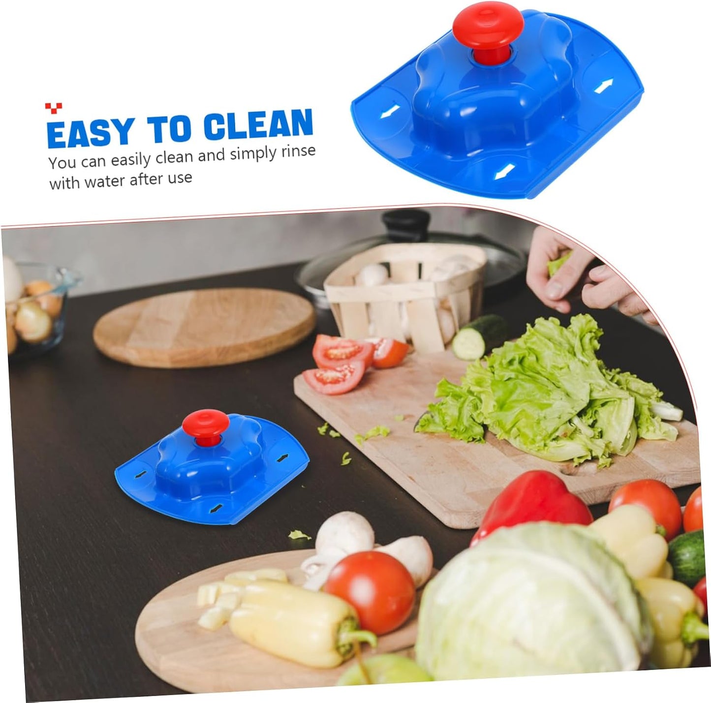 Zerodeko Multifunctional Mandoline Slicer Hand Guard with Pressdown Safety Holder for Finger Protection Vegetable and Meat Cutting Easy to Clean Kitchen Food Pusher Tool