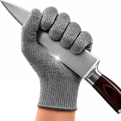 Cut Resistant Gloves, Cut Level 5 Protection, Food Grade Safety Gloves for Kitchen, Butcher, Meat Cutting