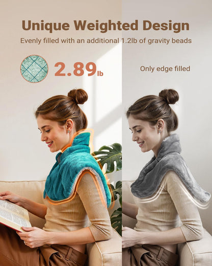 iDOO Graphene-Infused Heating Pad, Christmas Birthday Gift for Women Men