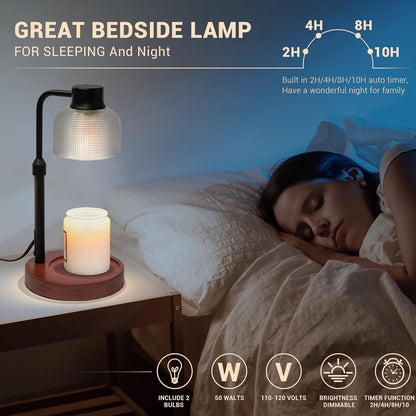 Candle Warmer Lamp with Timer, Birthday Gift for Women, House Warming Gift