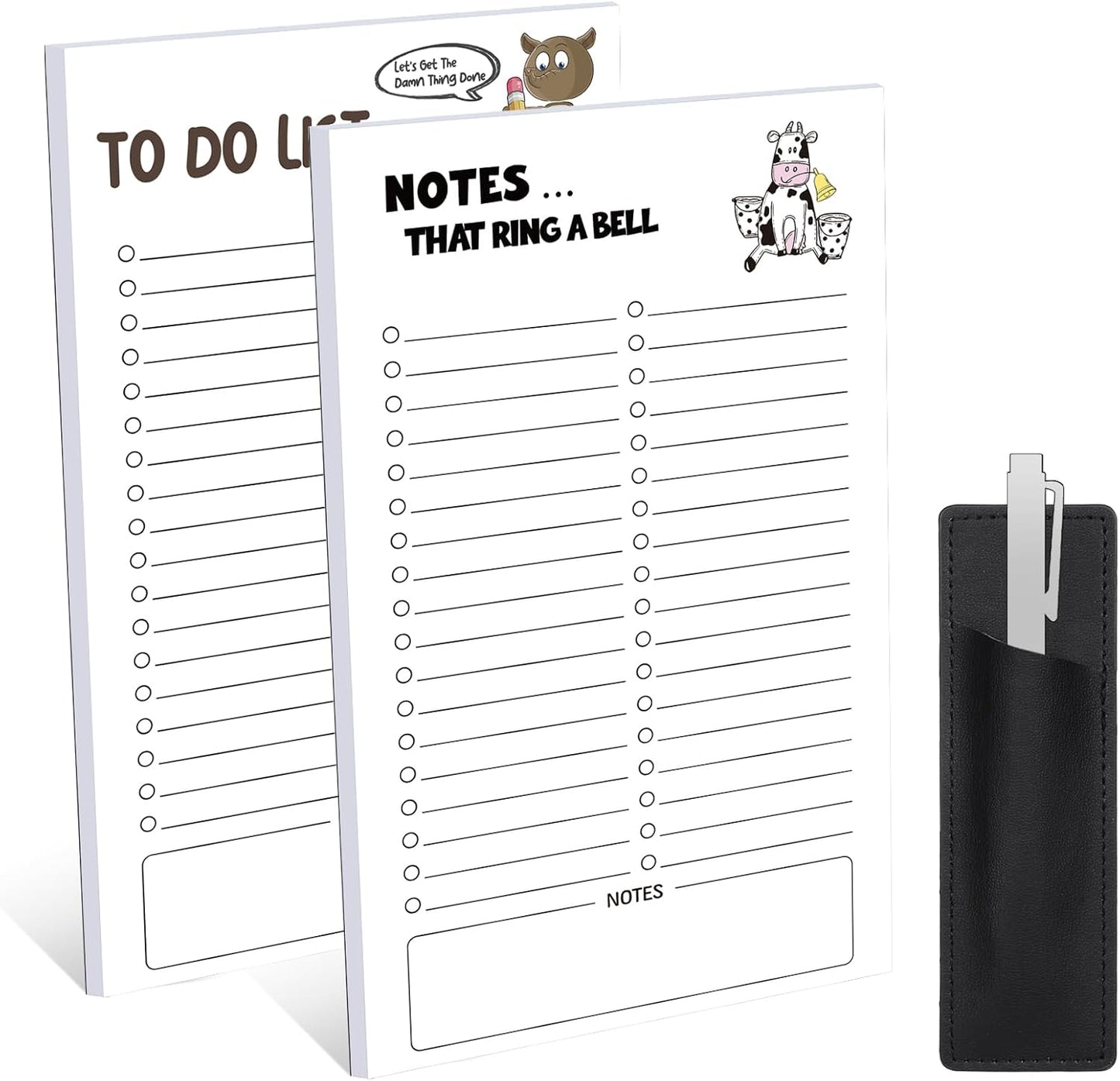 Thboxes 2 Pack Grocery List Magnet Pad for Fridge, 120 Sheets, Pen Holder | 4.5x7.5In Magnetic Grocery List Pad for Fridge, Full Back Shopping Checklist, Notepad for Kitchen, Home Office, Parents, Kids