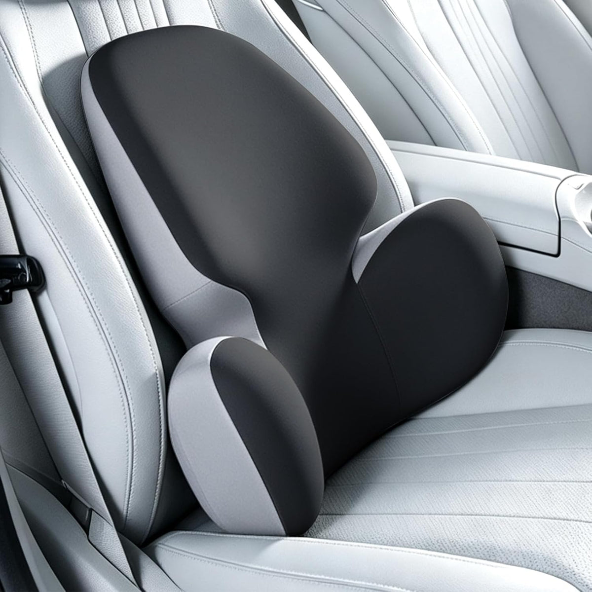 BEBAS Lumbar Support Pillow for Car, Memory Foam Back Cushion for Driving