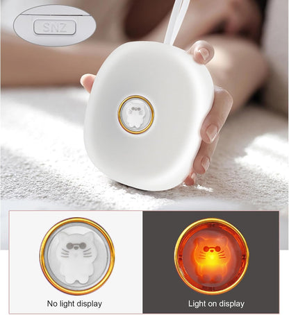 Vibrating Alarm Clock with Bed Shaker, Rechargeable Digital Alarm Clock with Dual Alarms & Flashing LED Lights Reminder, 3 Level Vibration Bed Shaker Alarm Clock for Heavy Sleepers