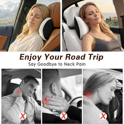 SPRFUFLY Make Relaxing Car Headrest Pillow, Car Neck Pillow for Driving