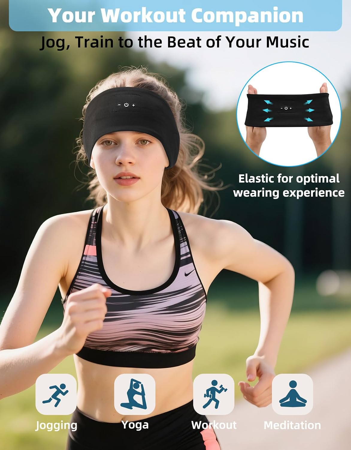 Sleeping Headphones, Headband Headphones with HD Stereo Speakers