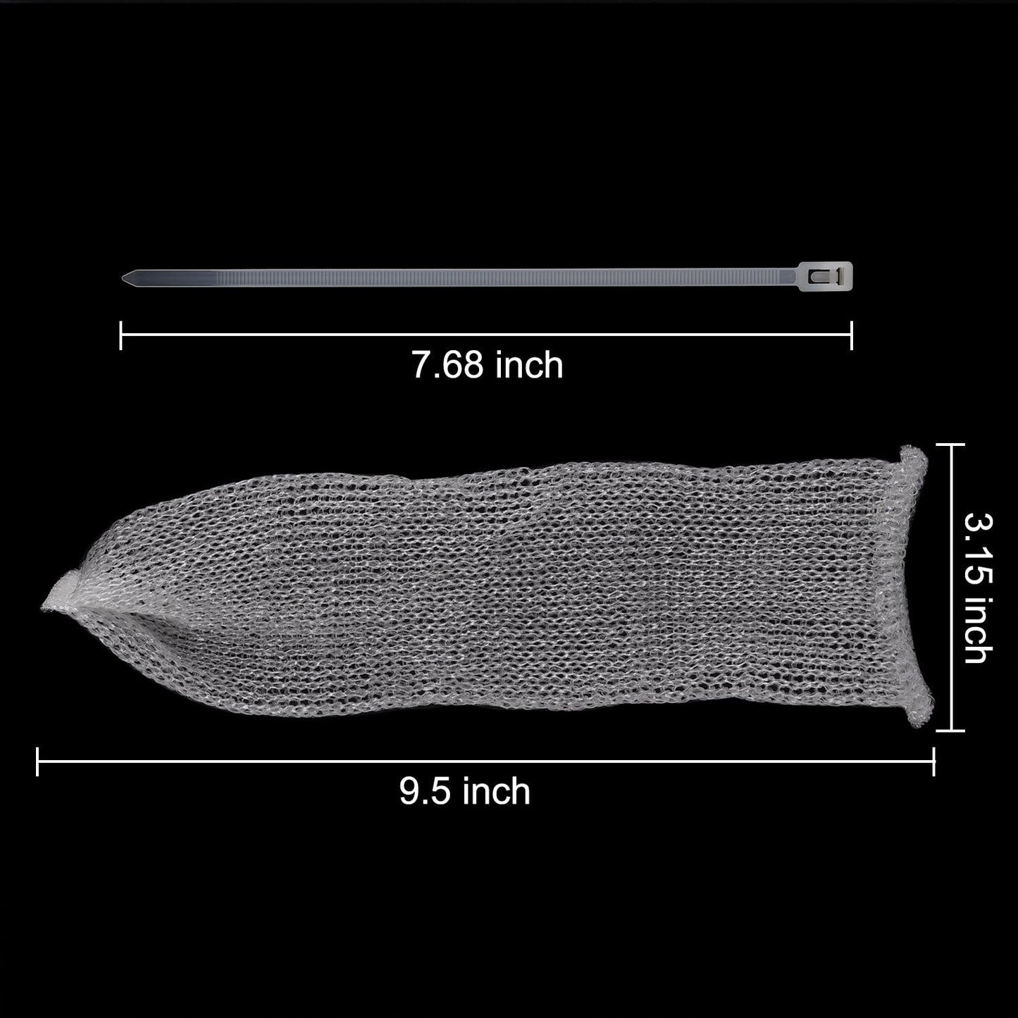 Sumind 30 Pack Nylon Lint Trap Washing Machine Fabric Mesh | Washer Lint Catcher, 30 Pack Cable Ties, Mesh Filters Debris Buildup, Secure Installation with Ties, Laundry Necessities