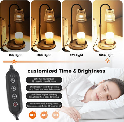 Candle Warmer Lamp with Timer,Birthday Gifes for Women and House Warming