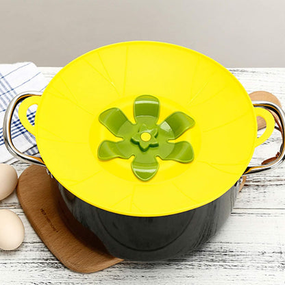 Spill Stopper Lid Cover and Overflow Stopper for Pans and Pots Boil, Silicone Pot Lid Fits Openings above 5.9" in Diameter, 1pc (8.86, Grey)
