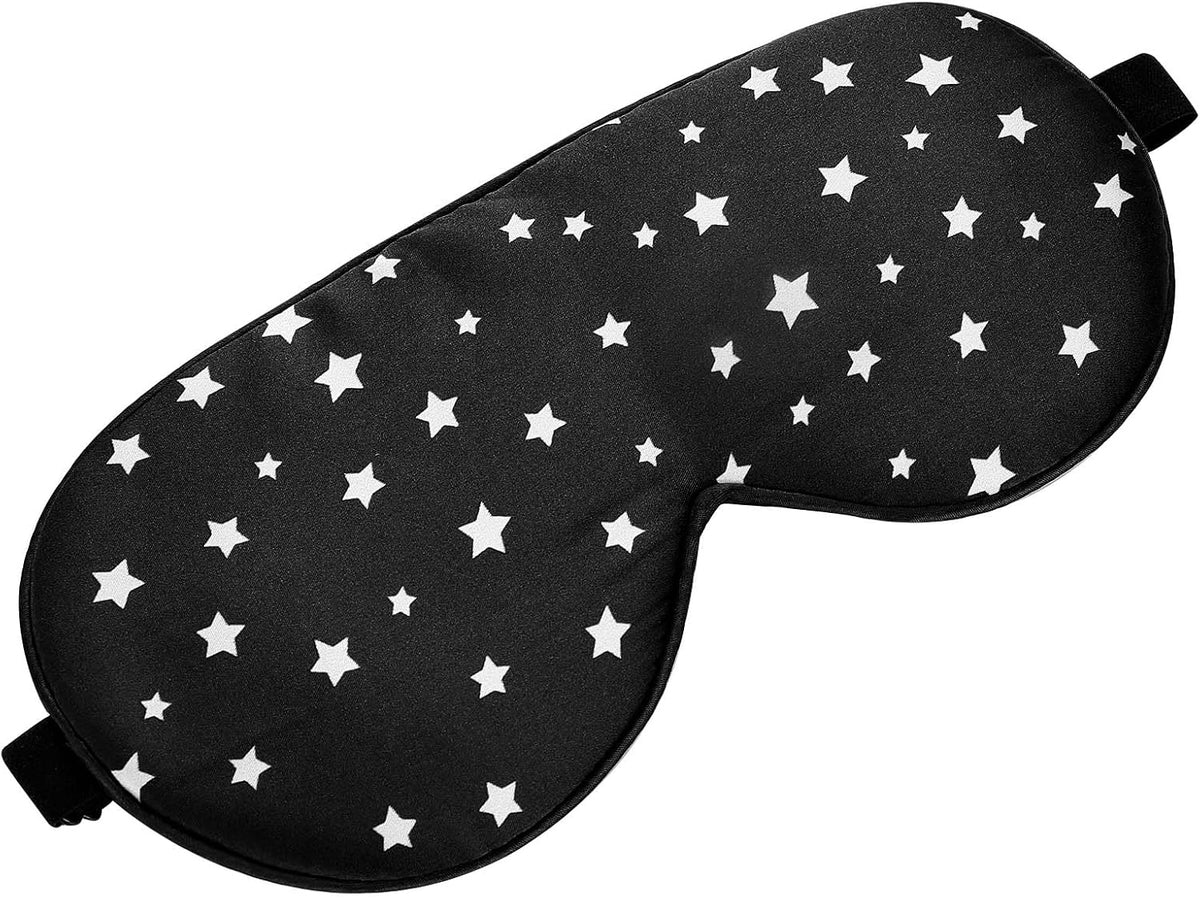 ALASKA BEAR Wraparound Style Organic Cotton Eye Mask with Padded Nose, Big Wide Headband and Large Coverage Ear Muff Sleeping Mask with Bottom Flap for Full Blackout, Dark Grey