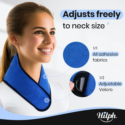 Hilph Refillable Neck Ice Pack, Wearable Neck Ice Bag, 2 Hours Long Lasting
