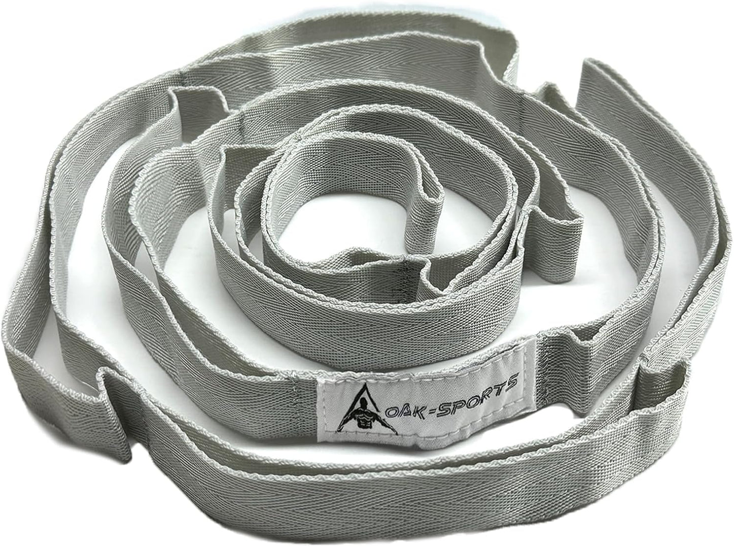 Stretching Strap Yoga Strap with Loops for Physical Therapy, Non-Elastic | 10 Loops, 75 inches length, Multi-Color Selection for Yoga Strap for Stretching, Pilates, Dance and Gymnastics