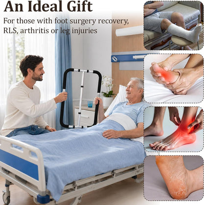 Blanket Lifter for Foot of Bed, 28"-34" Height Adjustable Blanket Lifter