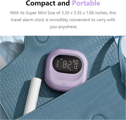 Vibrating Alarm Clock Rechargeable Battery Operated Cordless & Dual Alarms