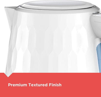 BLACK+DECKER 1.7L Cordless Electric Kettle, White