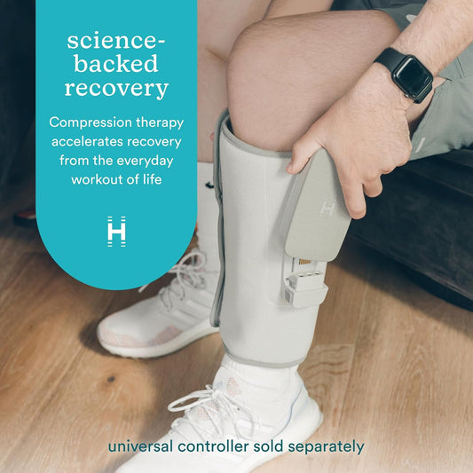HoMedics Modulair Compression Calf Wrap Massager – Overlapped Compression Therapy with 4 Programs, Adjustable Intensity, Heat Settings, (Battery Sold Separately)