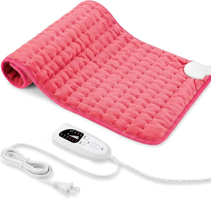 Electric Heating pad for Back Neck Shoulder Knee Arms Legs- Electric Heat Pads with 6 Heat Settings & Auto Shut Off Heat Heating Pad for Birthday Mother Father Girl Men Women