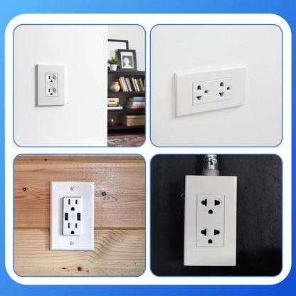 15 PCS Outlet Insulation Pads Foam Outlet Gaskets Electrical Outlet-Insulation and Draft Sealers Electrical Outlet-Insulators EVA Foam Gasket for Light Switch Wall Socket (2.36 X 4.1 Inch)