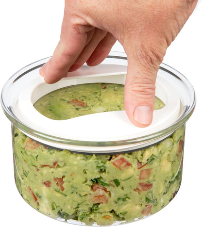 ProKeeper Fresh Guacamole Storage Container with Airtight Lid, 4-Cup, Green | Airtight Seal Prevents Browning, Holds 4 to 5 Avocados Worth of Guac, BPA-Free and Dishwasher Safe
