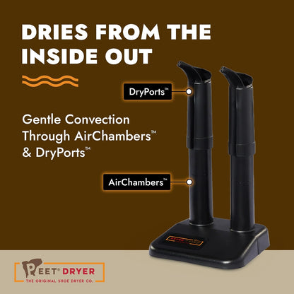 PEET, Original Dryer, Electric Shoe Dryer, Work Boots, Outdoor Gear, Athletic Gear, Silent,Energy-Efficient, Made in USA