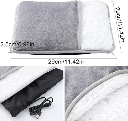 Rechargeable Foot Warmer Pad – Portable Thermal Cushion, Cordless Heating Mat, Comfortable Heat Blanket, Soft Relax Pad, Battery Operated Cozy Comfort Equipment | Energy Efficient Device With Soothing