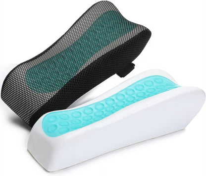 LargeLeaf Chair Armrest Cooling Gel Cushions Elbow Pillow Pressure Relief Office Chair Gaming Chair armrest with Memory Foam armrest Pads 2-Piece Set of Chair