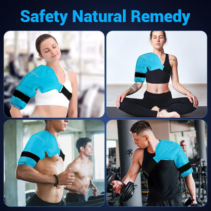 Comfytemp Shoulder Ice Pack, Rotator Cuff Cold Therapy Wrap (Large/X-Large)