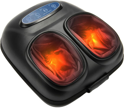LINGTENG Foot Massager, Heated Foot Massager (Agate Black)