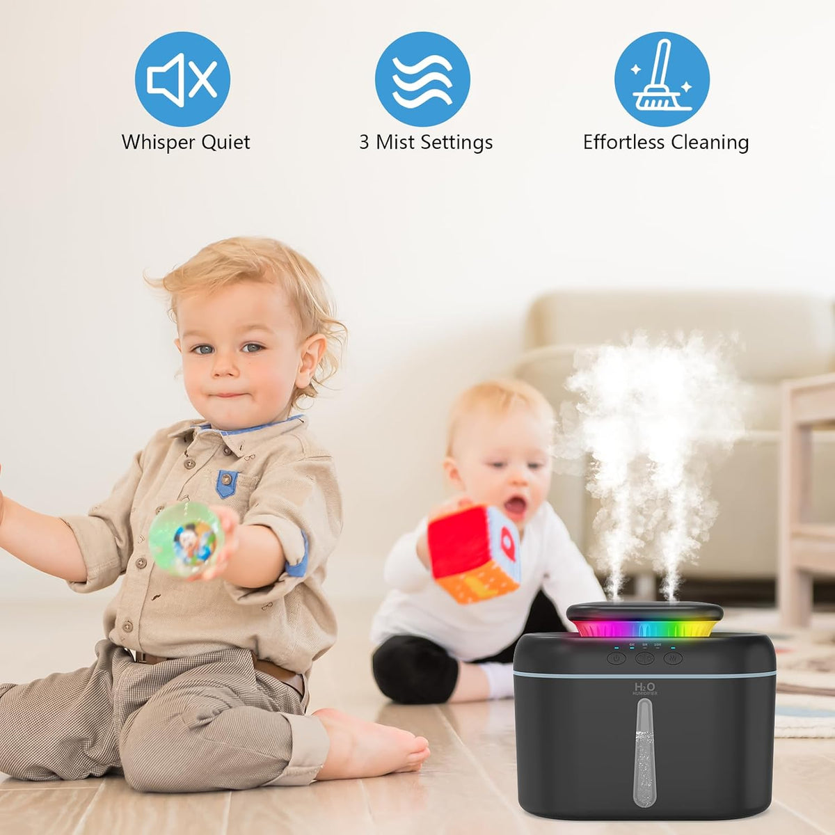SZO Plant Humidifier Indoor, 2.5L Humidifiers for Bedroom