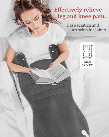 Heating Pad for Neck and Shoulders and Back, 2.7lb Weighted Heated Pads