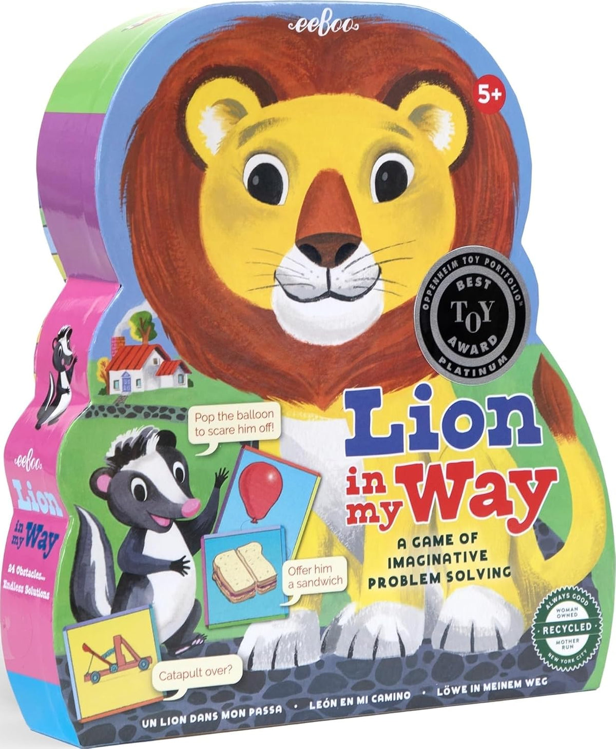 eeBoo Gathering a Garden Board Game - Award Winning Patience & Plant Counting Garden Game, Screen-Free Fun for 2-4 Players, Kids Ages 5 and up