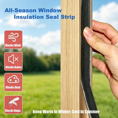 Strong Self-Adhesive Brush Weather Stripping Door Seal Strip | 0.35" Wide x 0.2" Thick x 33 ft, Draft Stopper, Soundproof & Insulation for Exterior Front Doors & Sliding Windows, Gray