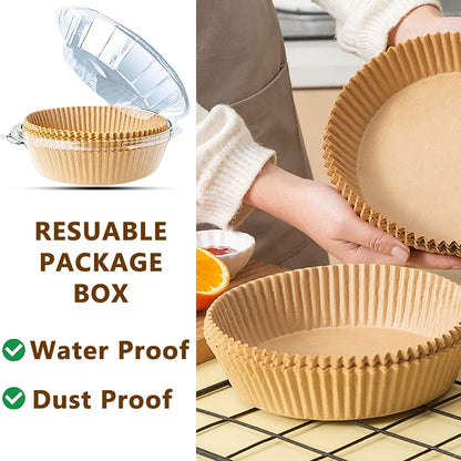 200PCS Air Fryer Liners for Ninja: Higher Non-Stick Disposable Parchment Paper Liner for Ninja DZ201/DZ401 Dual Airfryer Baking - Food Grade Ninja Air fryer Accessories (Rectangle - 8.6 x 5.5 inch)