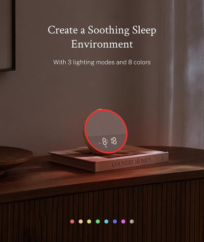 Sound Machine, Alarm Clock, Night Light, Screen-Free Sleep Routine
