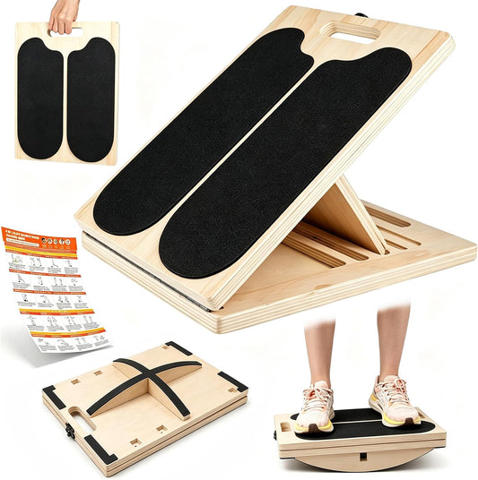 3-in-1 Slant Board Calf Stretch Balance Board